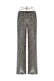 Sage Sequin Trousers Nué