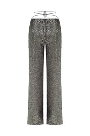 Sage Sequin Trousers Nué