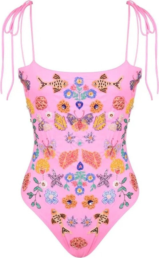 Oceanus Mirrored Sea Swimsuit