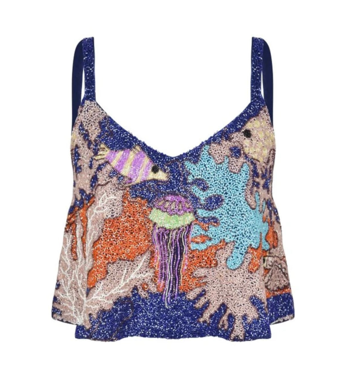 Oceanus Beaded Top