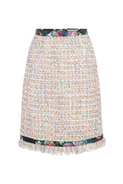 SKYLENCE - Chelsea Tang Tweed Skirt Multi - SAMPLE SALE LONDON 