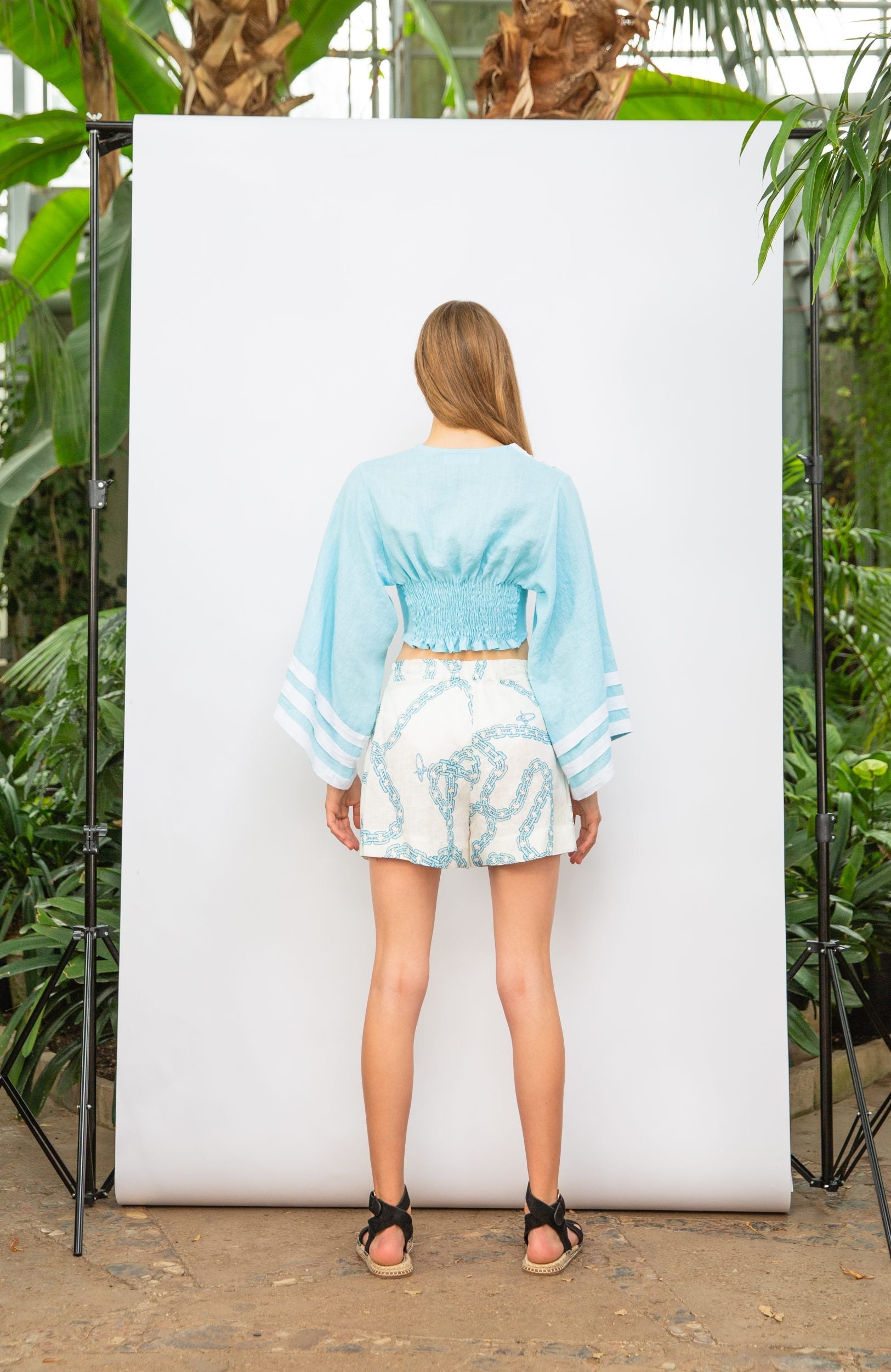 A Mere Co. - Chains Printed Shorts