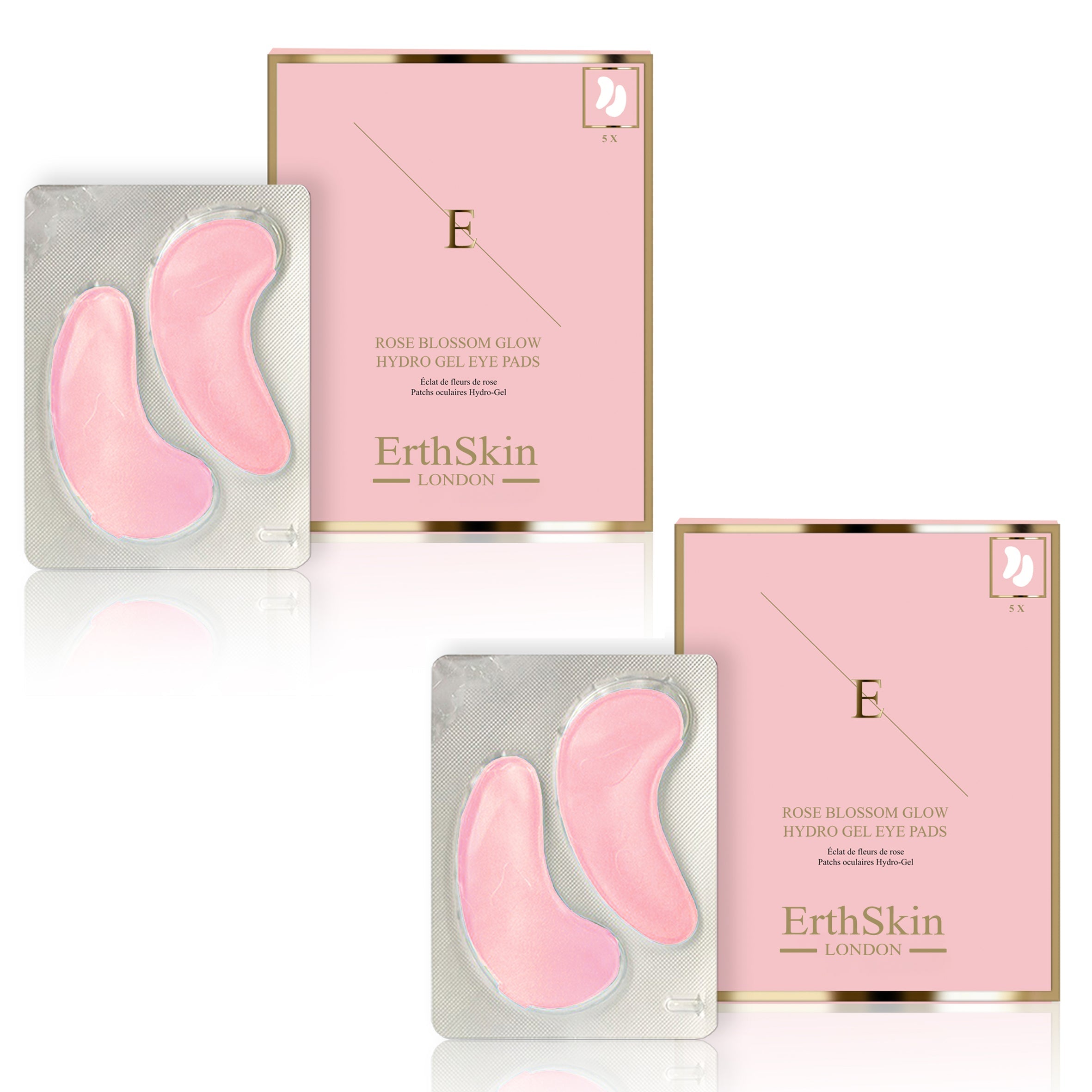 Rose Blossom Glow Hydro-Gel Eye Pads 5 x 2