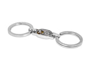 Tateossian Tonneau Skeleton Keyring