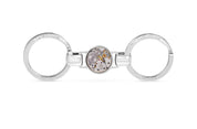 Tateossian Round Skeleton Keyring