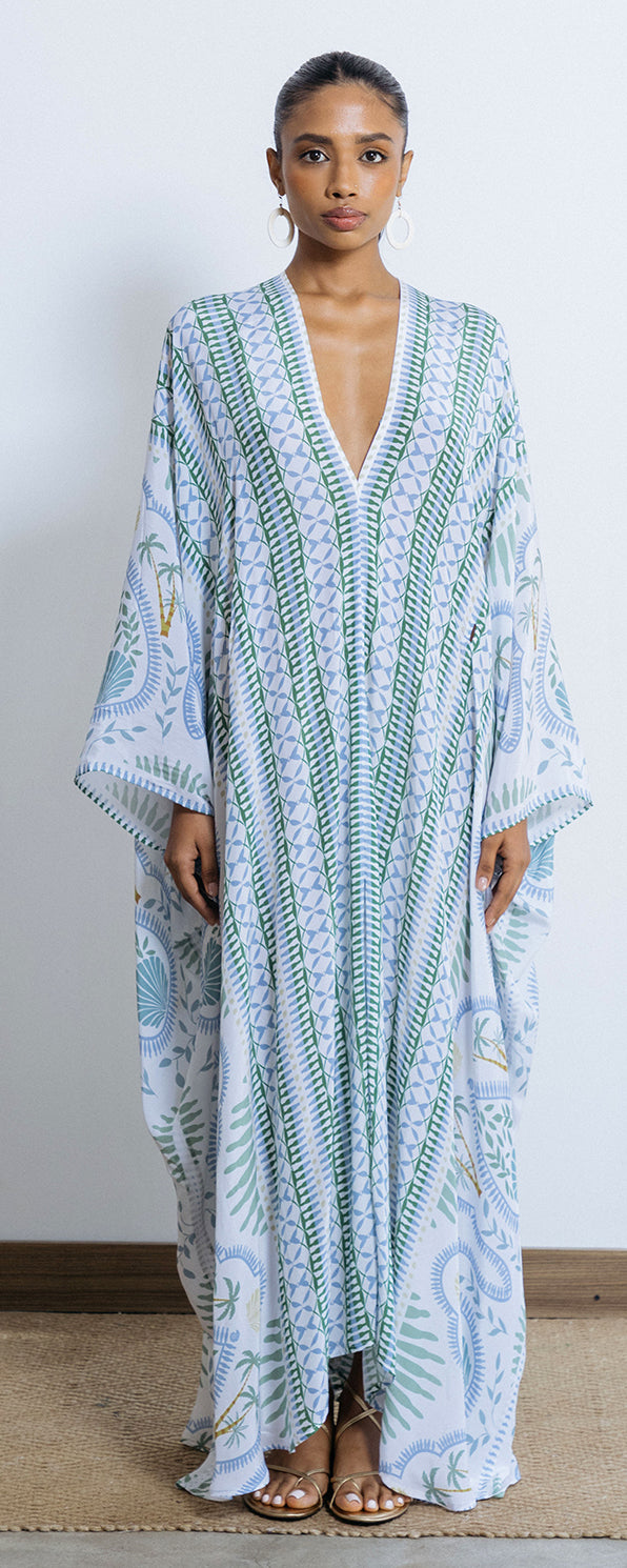 Luna Kaftan - Navy