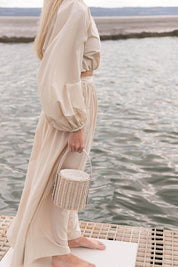 Blush Croco & Natural Lan