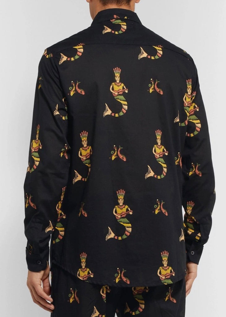 Desmond & Dempsey - MERMAID Unisex Pyjama Shirt - Size XL