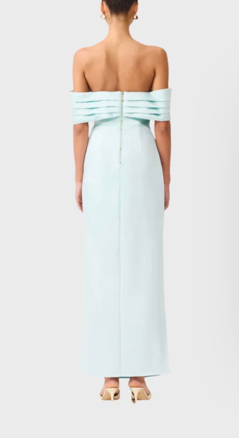Elliatt Manon Asymmetrical Gown - Sea Green Size S/UK8