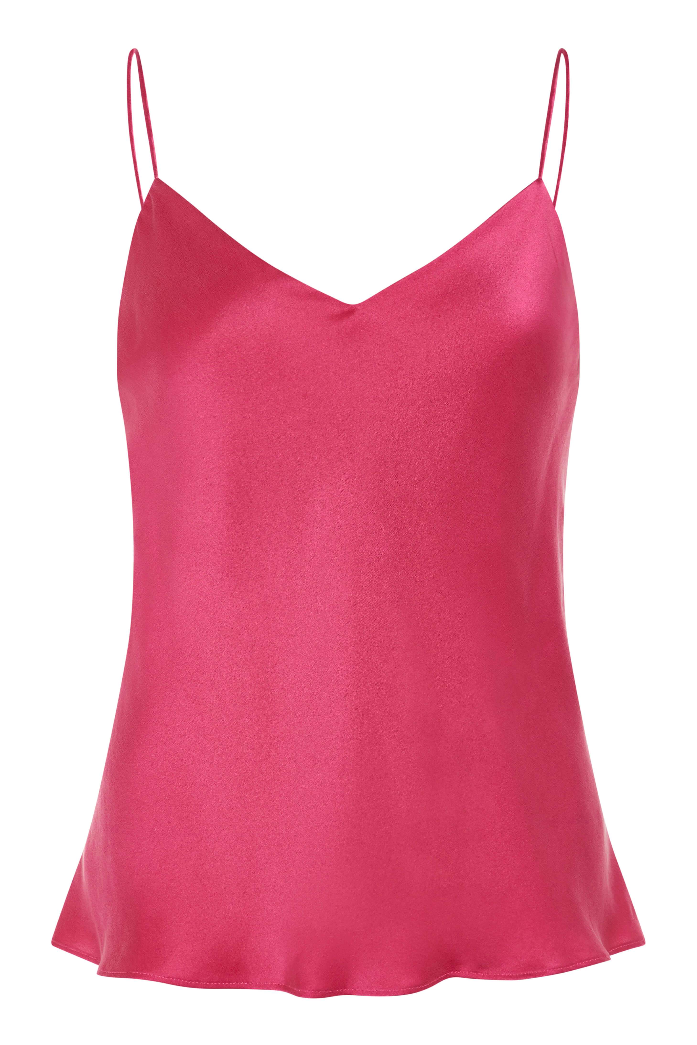 Milos Cami Hot Pink Silk Charmeuse