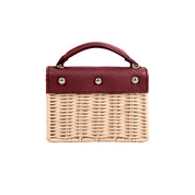 Burgundy & Natural Mini Kuai
