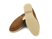 Stride Mule Loafers in Earth Glove Suede Natural Sole