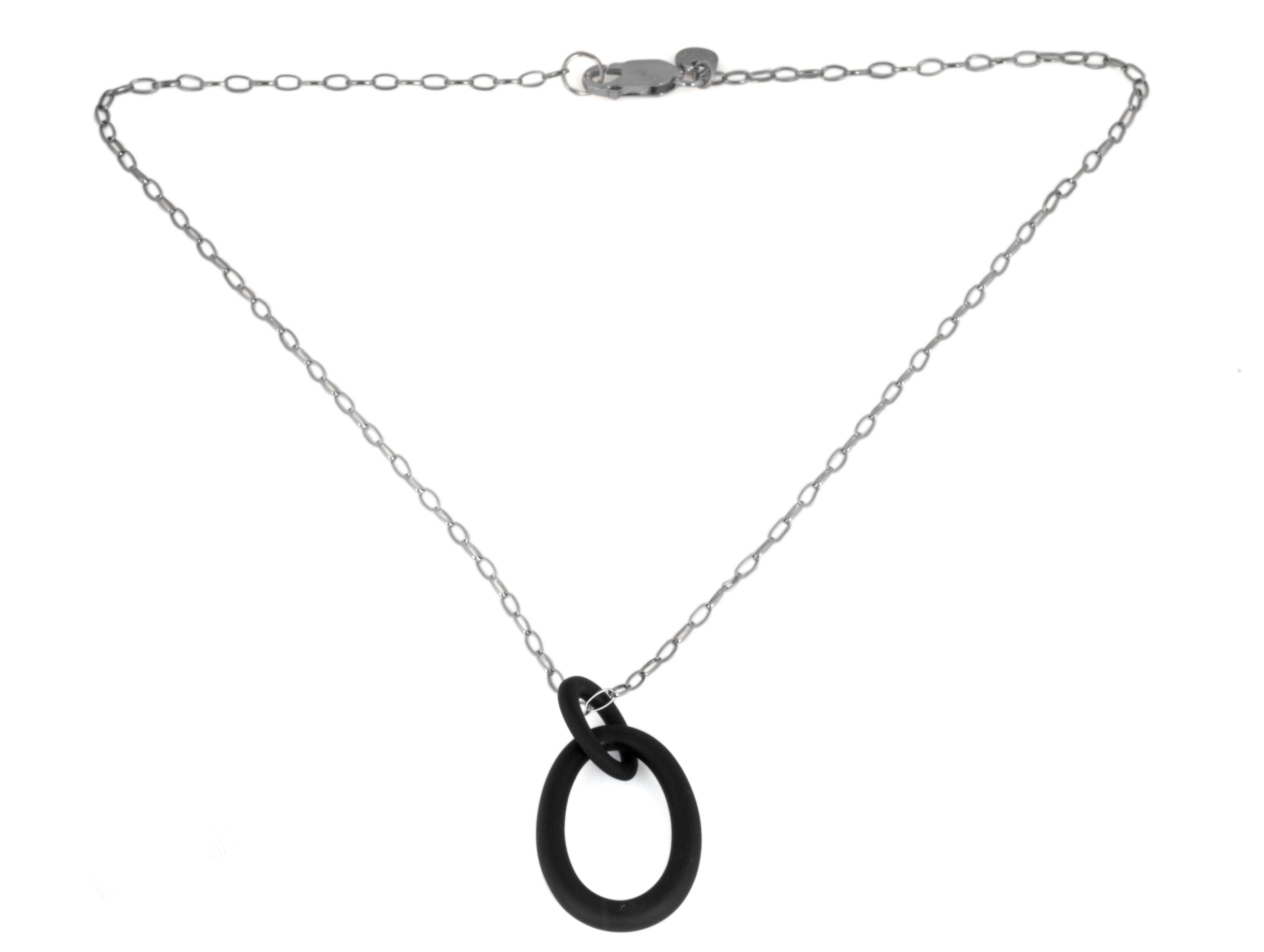 Black lacquer pendant