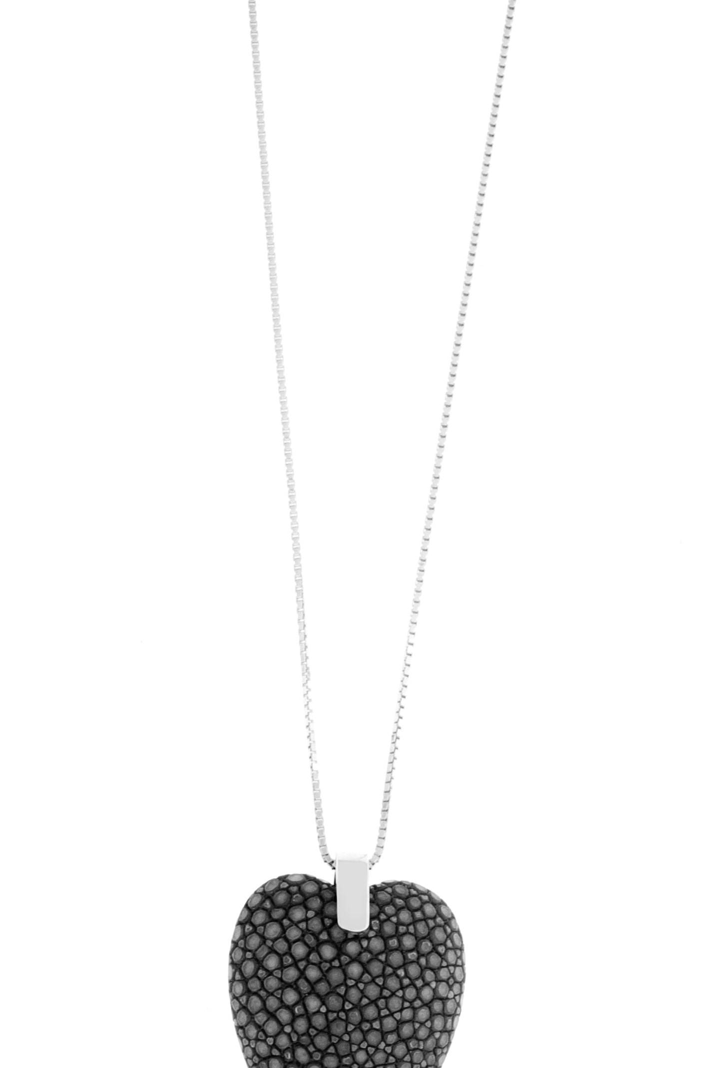 stingray heart necklace