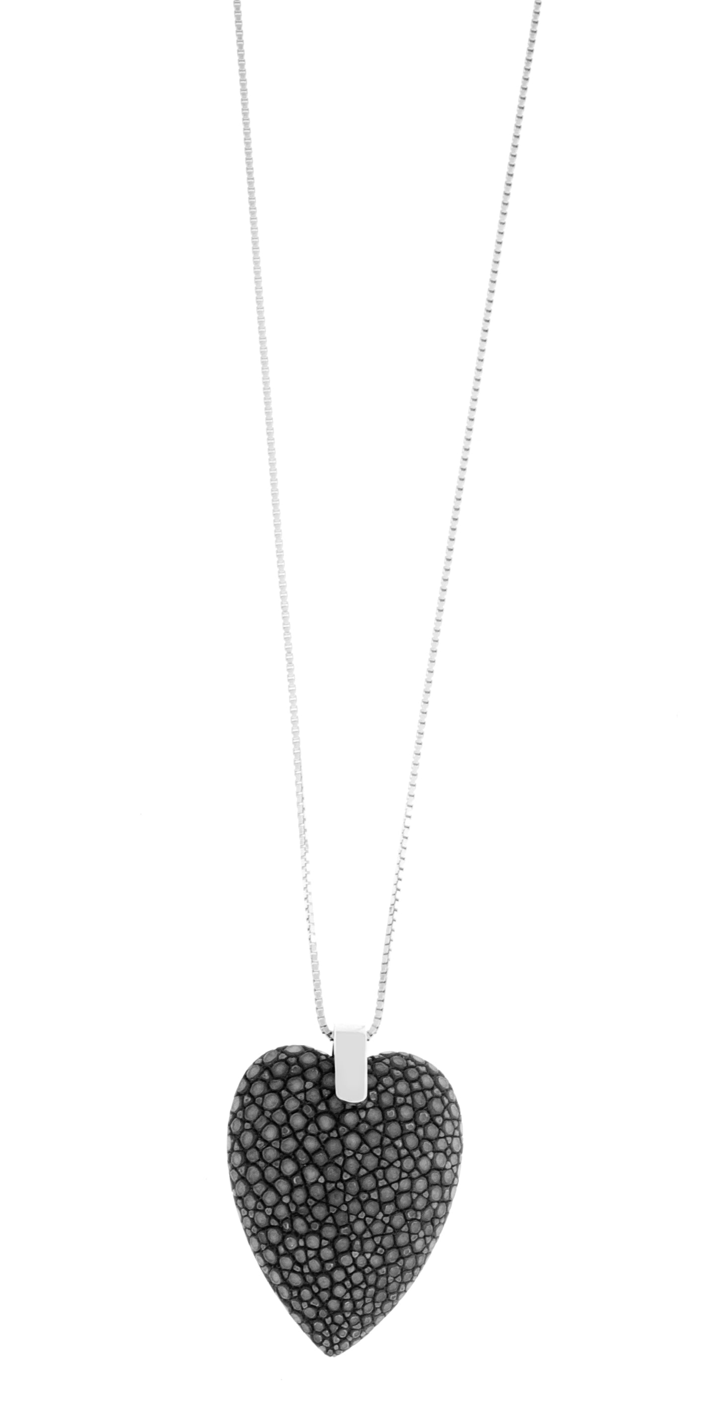 stingray heart necklace