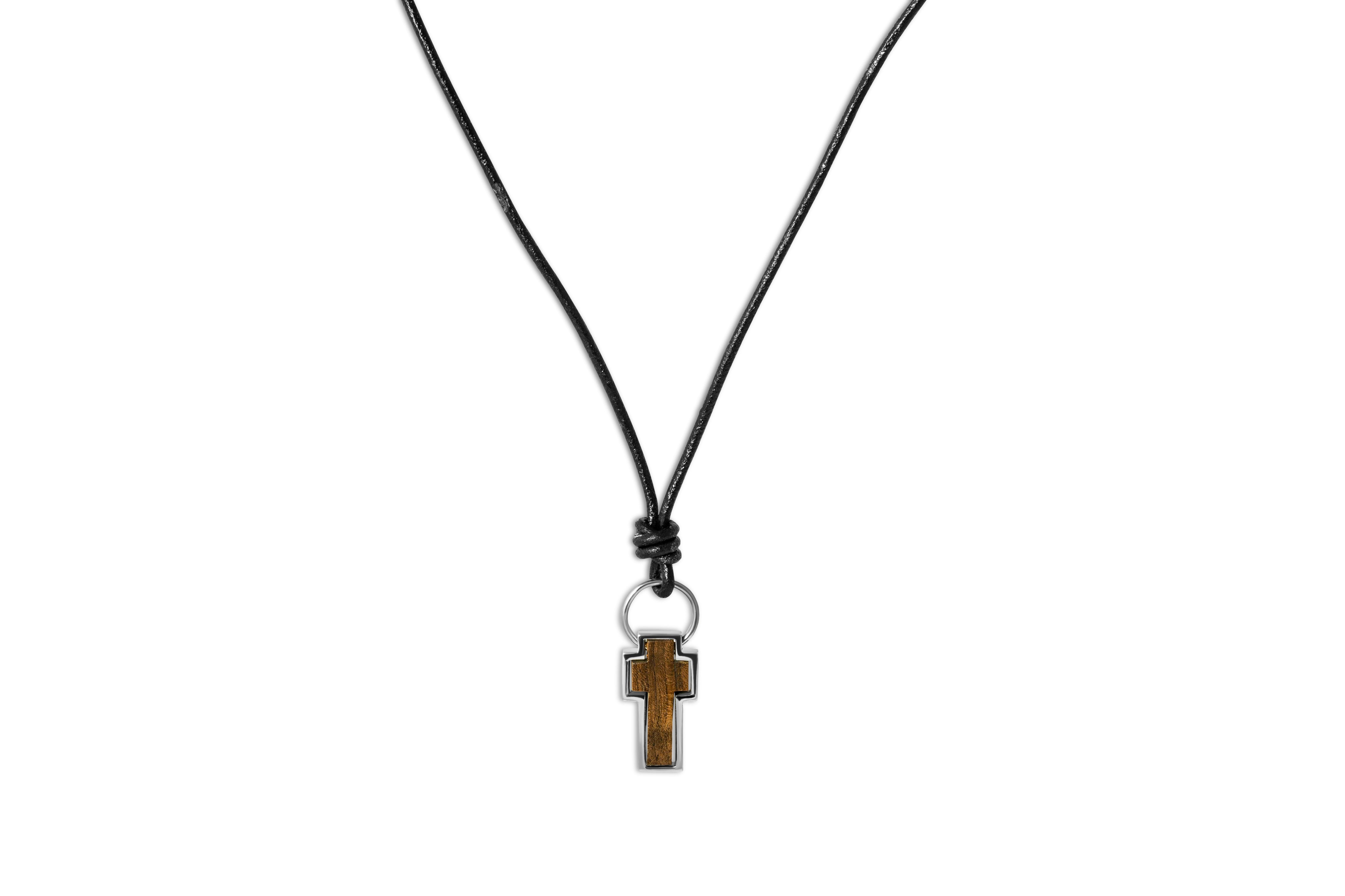 Wooden Cross necklace