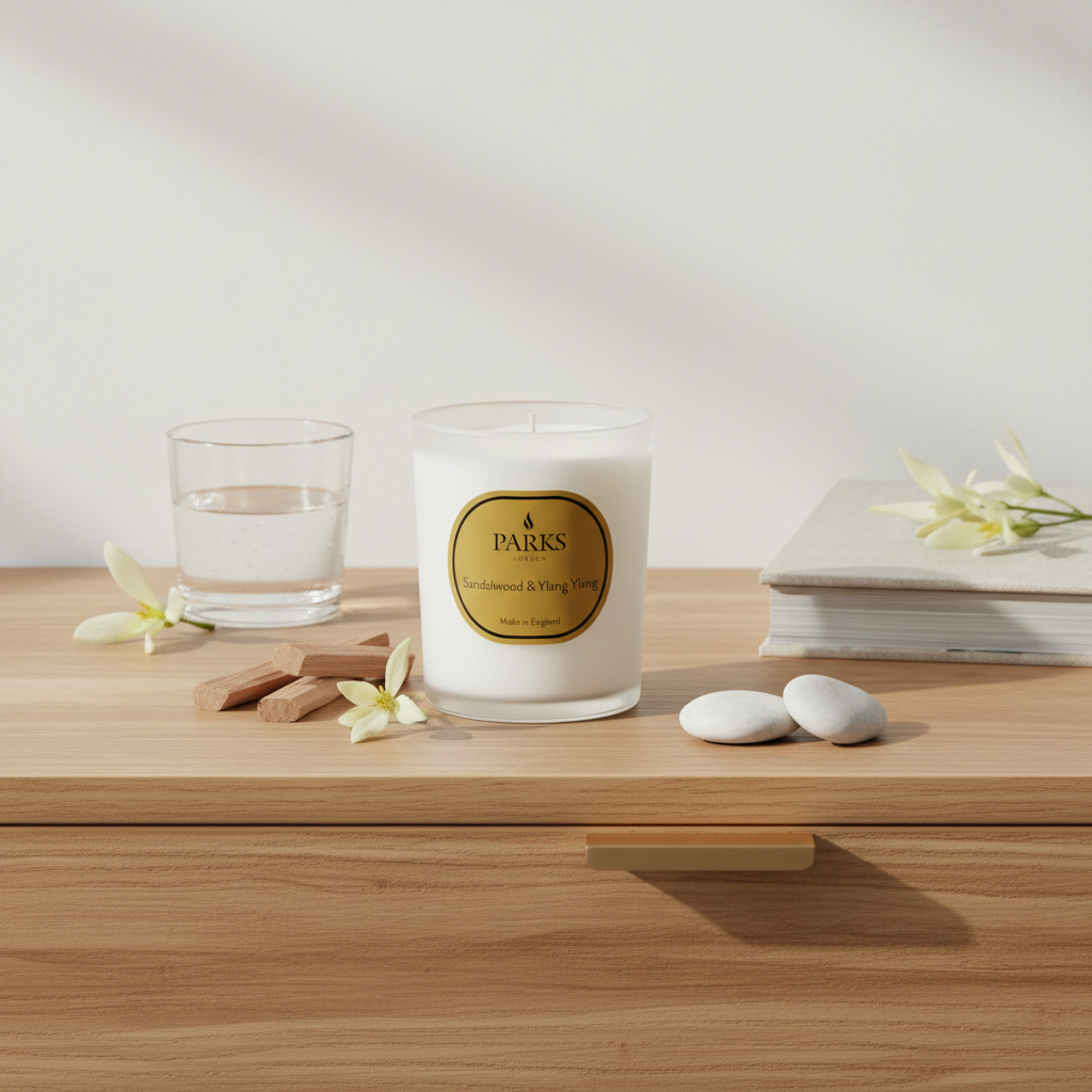 SANDALWOOD & YLANG YLANG CANDLE 180G