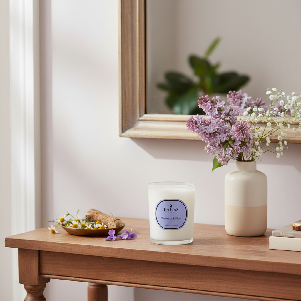 CAMOMILE & VIOLET CANDLE 180G