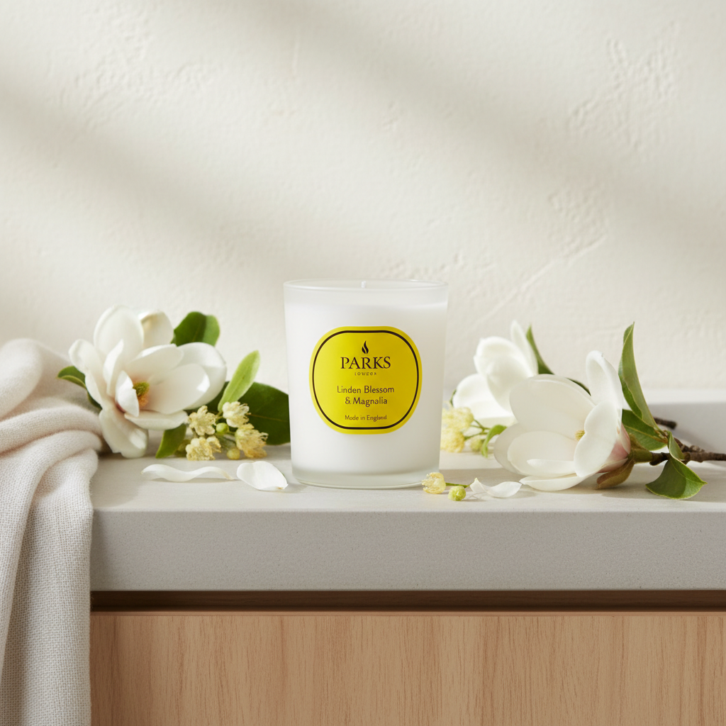 LINDEN BLOSSOM & MAGNOLIA CANDLE 180G