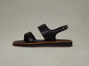 Nuage Sandal in Black Nappa