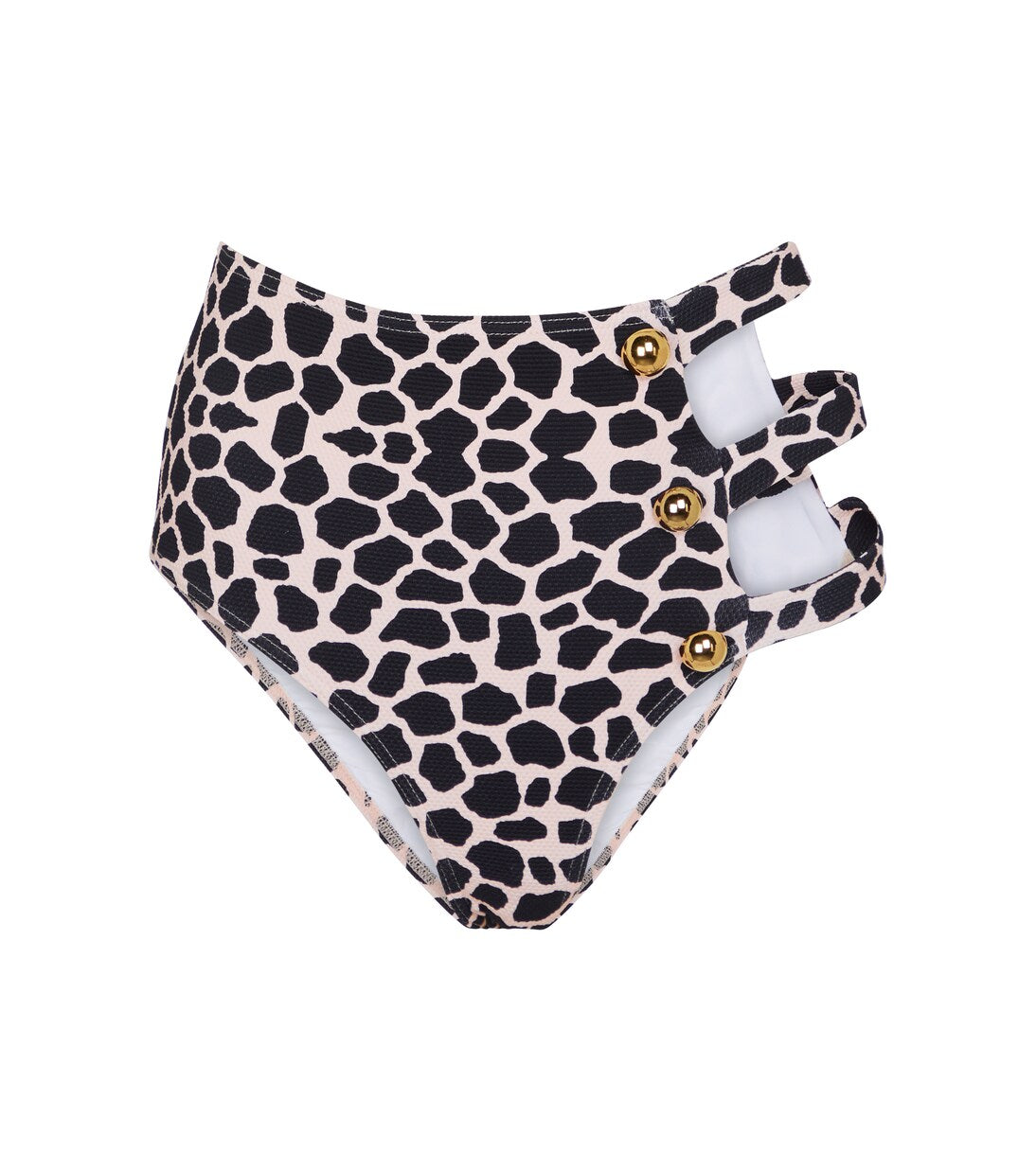 ALEXANDRA MIRO DELLA BIKINI BOTTOM BLACK GIRAFFE S