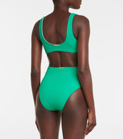 ALEXANDRA MIRO KAMALA BIKINI TOP EMERALD