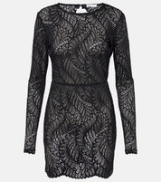 ALEXANDRA MIRO GENEVIEVE MINI DRESS BLACK LACE M