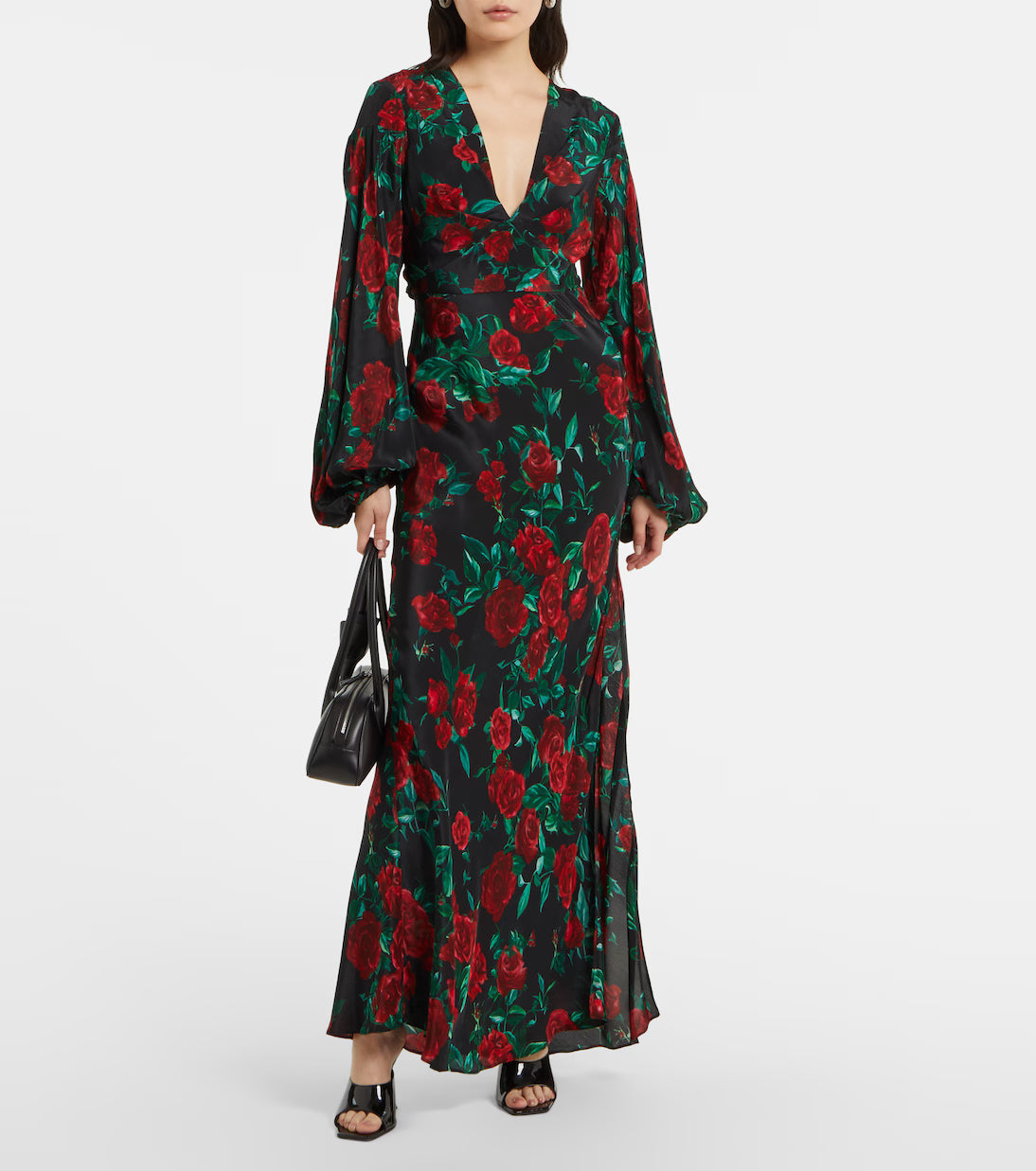 ALEXANDRA MIRO ELEANOR DRESS BLACK ROSE