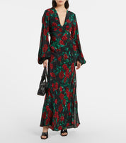 ALEXANDRA MIRO ELEANOR DRESS BLACK ROSE