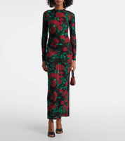 ALEXANDRA MIRO SELENE DRESS BLACK ROSE L