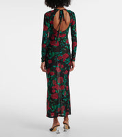 ALEXANDRA MIRO SELENE DRESS BLACK ROSE L