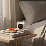 RHUBARB & PINK GRAPEFRUIT CANDLE 220G