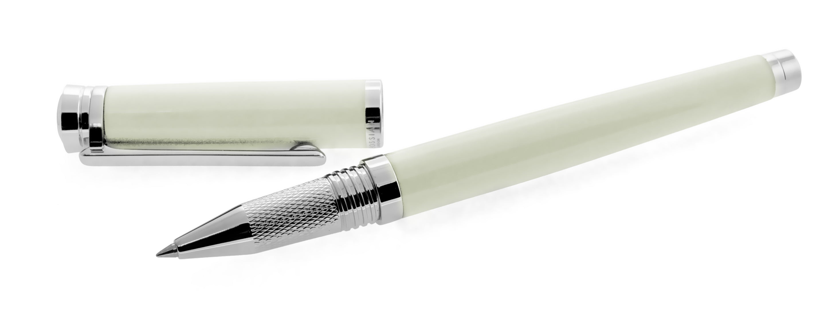 Lacca Classic Roller Ball Pen in White Lacquer