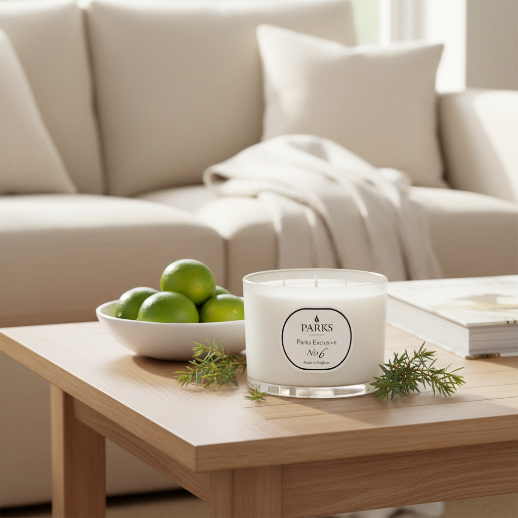 NO6 - LIME, CITRUS & JUNIPER 350G 3 WICK CANDLE