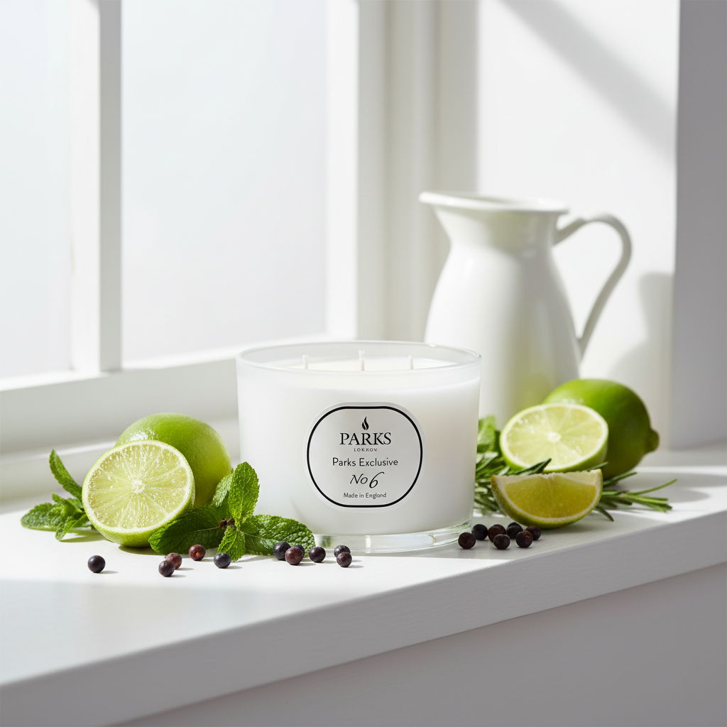NO6 - LIME, CITRUS & JUNIPER 350G 3 WICK CANDLE