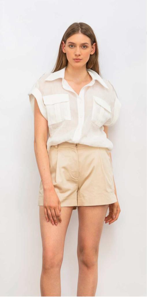 A Mere Co. - Linen Shirt - Size L