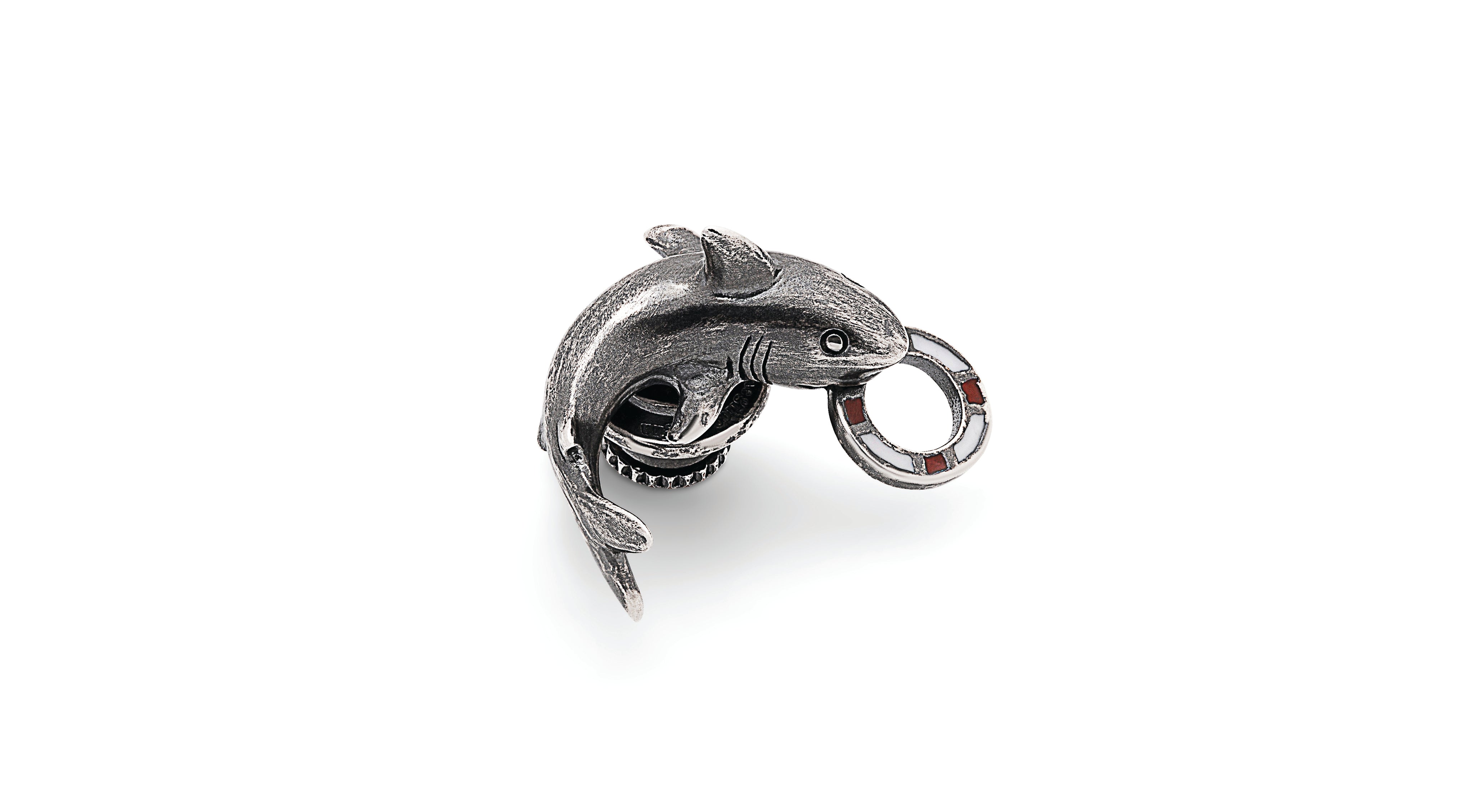 Tateossian Shark Animal Pin