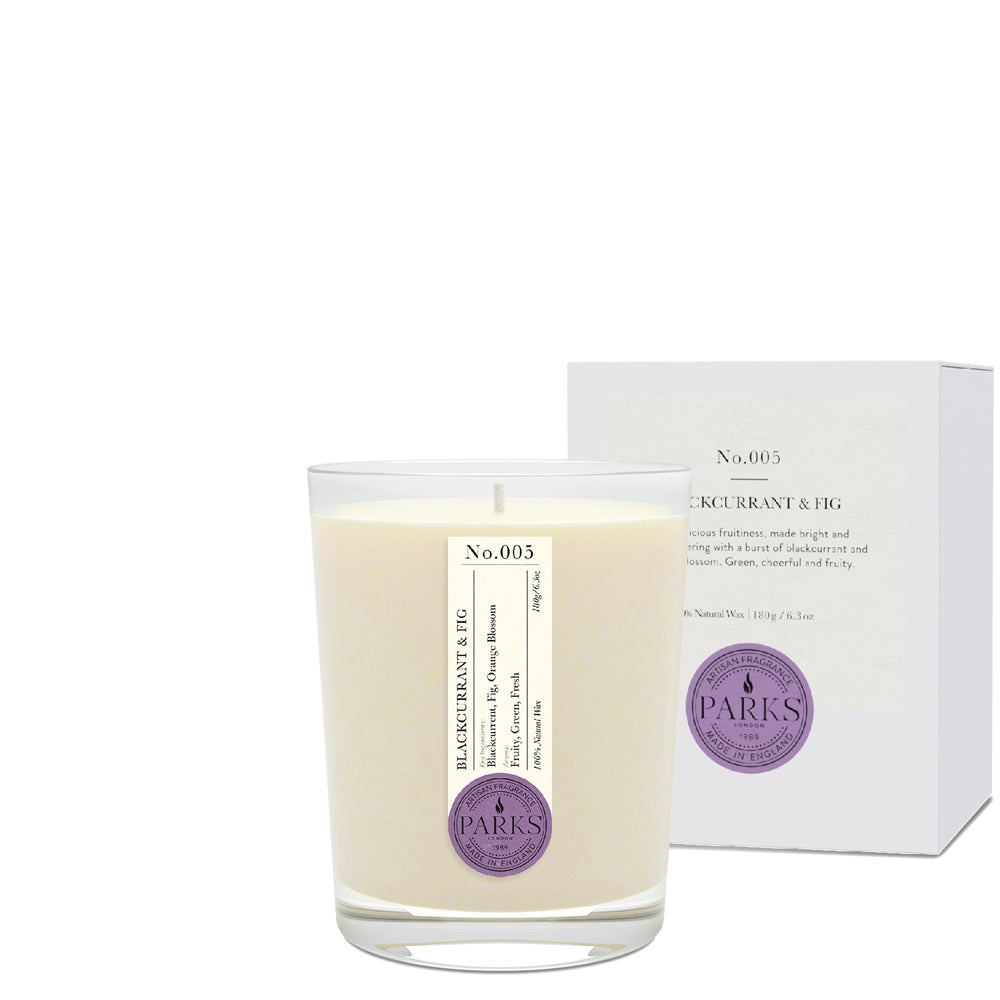 BLACKCURRANT & FIG 1 WICK SCENTED CANDLE 180G