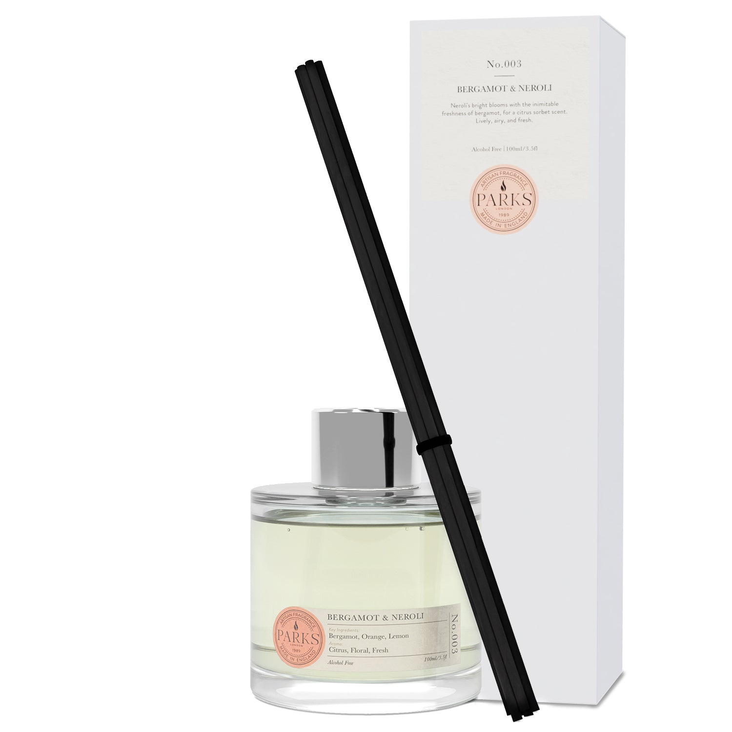 BERGAMOT & NEROLI DIFFUSER 100ML