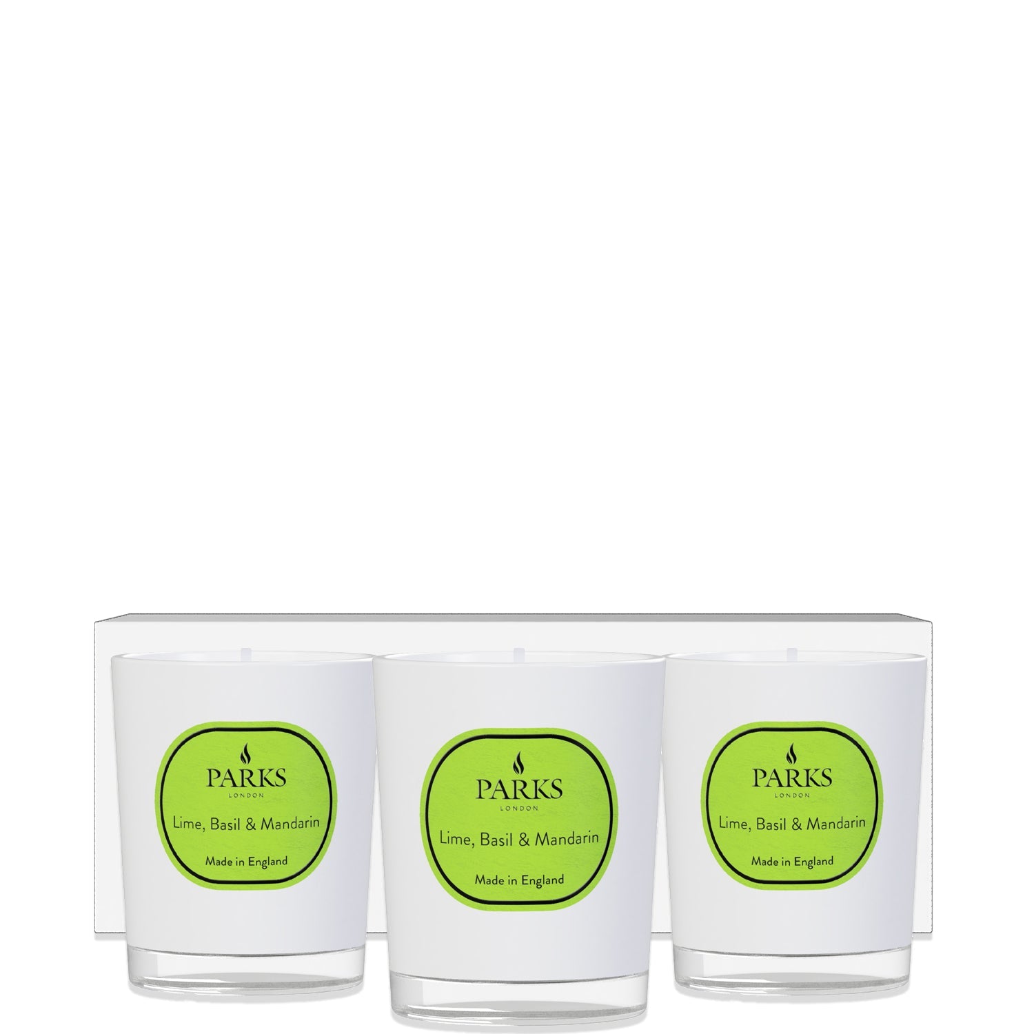 LIME, BASIL & MANDARIN 3 CANDLE SET
