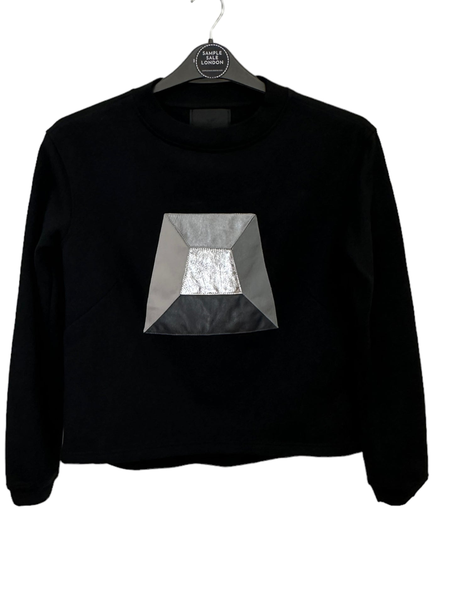 Pritch London -  Sweatshirt with leather details - Size S/M