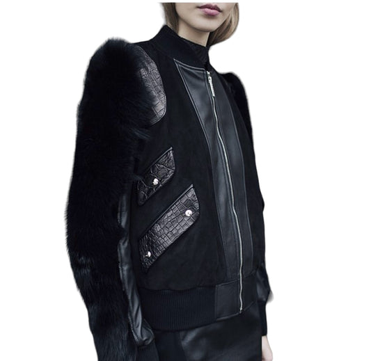 Pritch London -  Leather Jacket - Size uk6/8(us2/4)