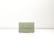 Sage Suede Kuai Small Pouch