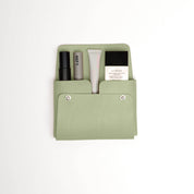 Sage Suede Medium Pouch