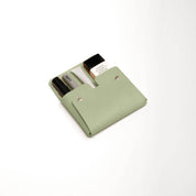 Sage Suede Medium Pouch
