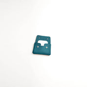 Teal Suede Kuai Small Pouch