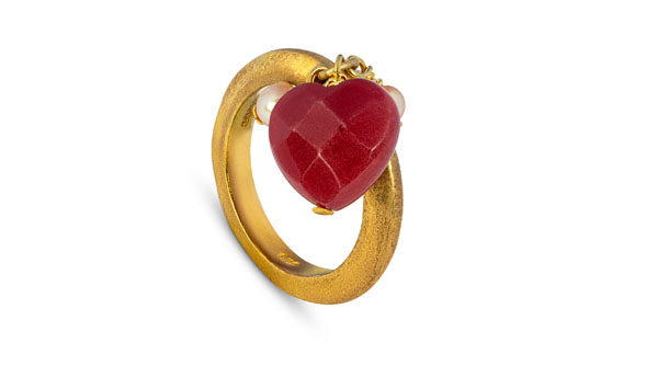Red Jade ring