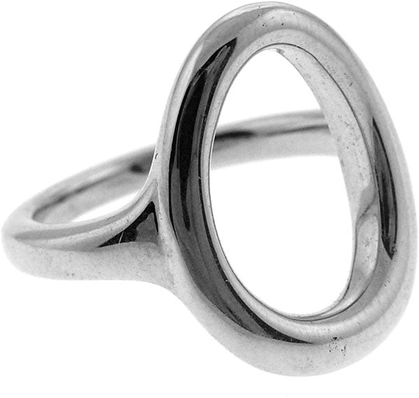 Hollow pebble ring