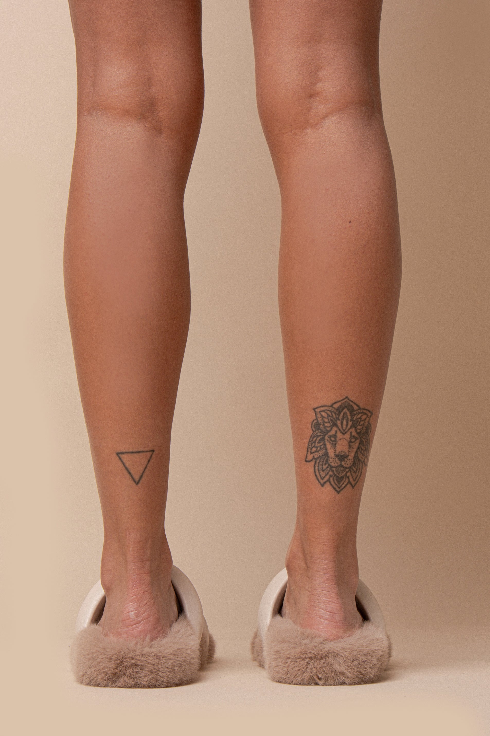 women wearing cream sandals