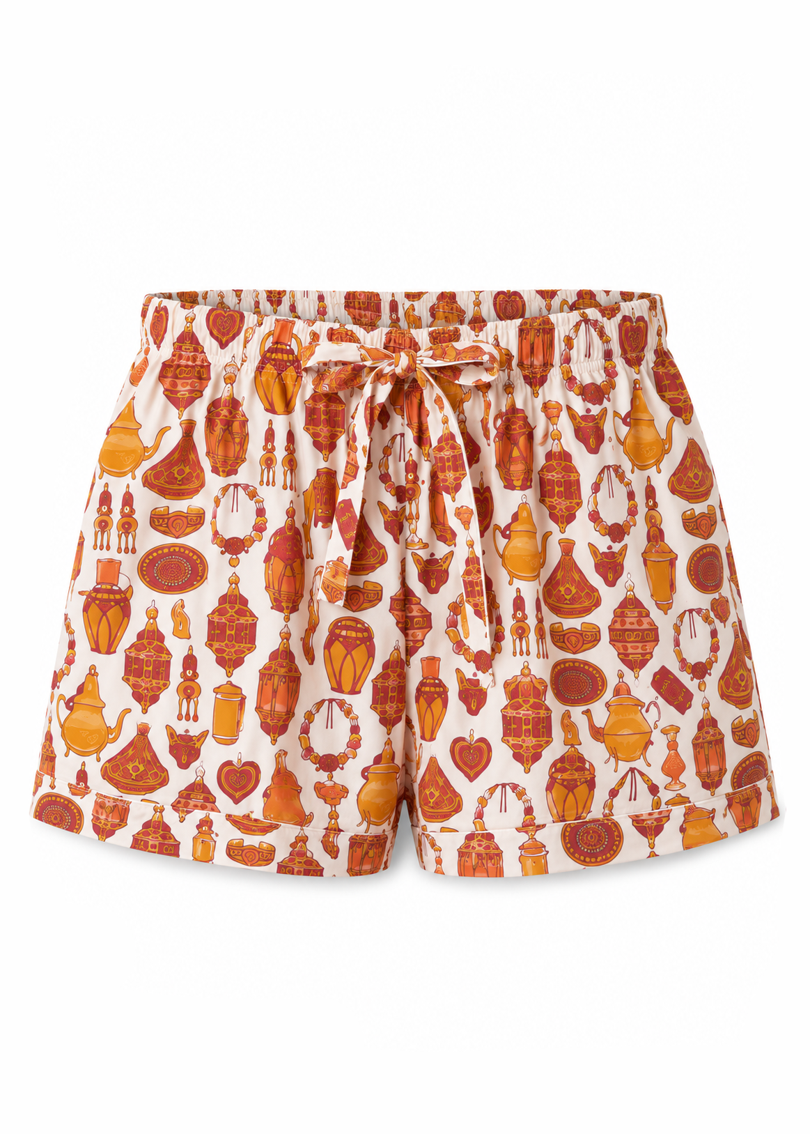 Derek Rose Woven Shorts - Gold